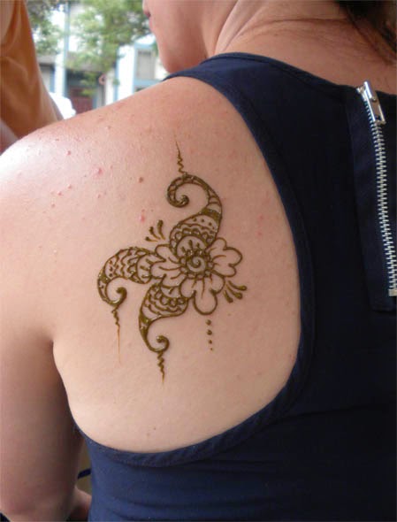 henna tattoos shoulder