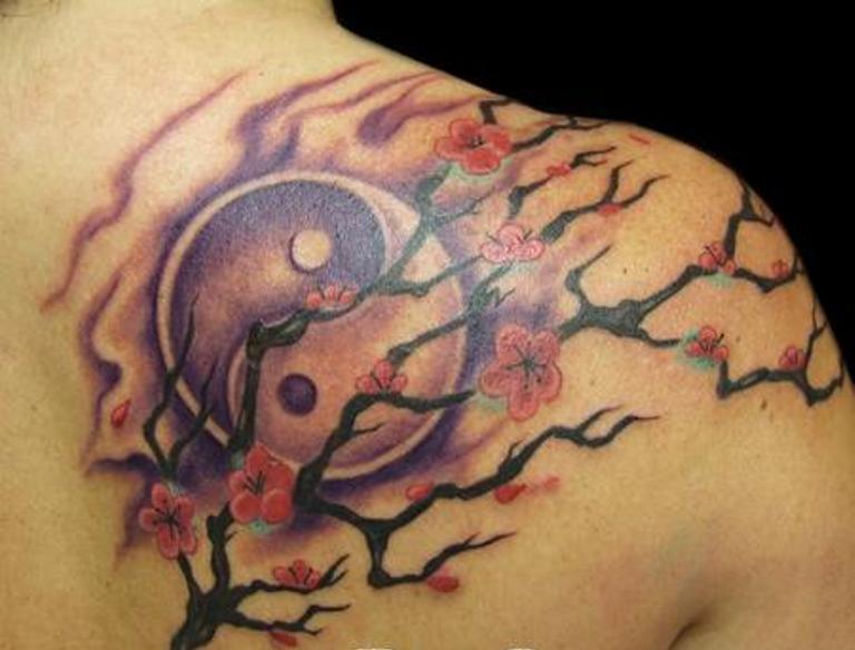 63 Fantastic Cherry Blossoms Shoulder Tattoos