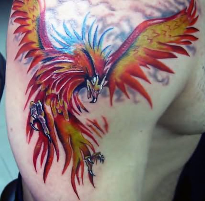 77 Trendy Phoenix Shoulder Tattoos Shoulder Tattoos 1672