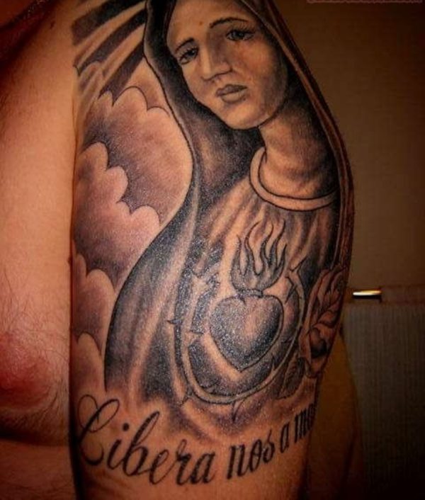 Sweet Mary Tattoo Design