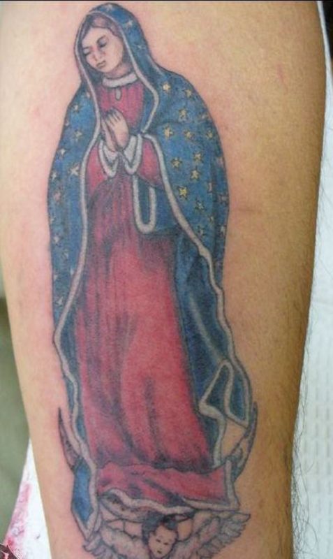 Virgin Mary Tattoo